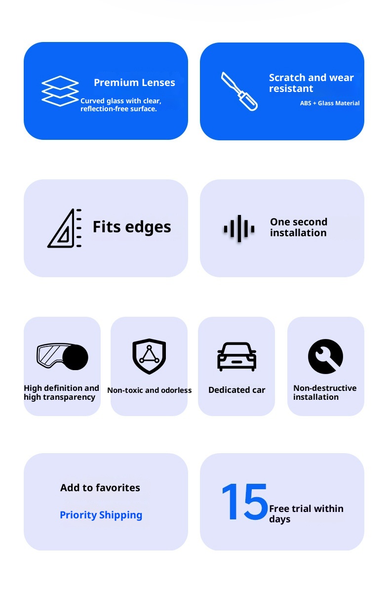 Compatible With 24 Models Of JiKrypton 009 Curved Fifth Generation Head-Up Display Protective Cover Dashboard HUD Car_voghion.com