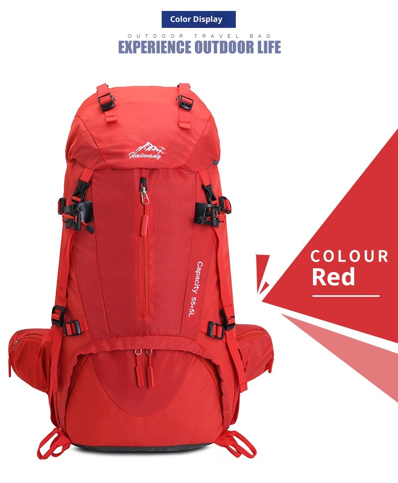 ActiveGo Sipariş Bağlantısı Açık Hava Yürüyüşü Erkekler 60L Büyük Kapasiteli Hafif Sırt Çantası Kadın Trekking Çantası Su Geçirmez Seyahat_voghion.com