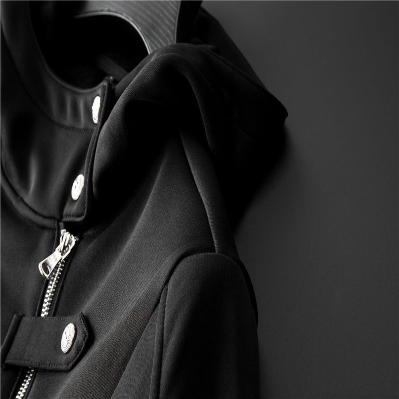 ragazzo Ragazzo 2025 Autunno Inverno Nuova Felpa Casual Sportiva Per Uomo Trendy Bello Moda Pile Con Cappuccio Set Due Pezzi_voghion.com