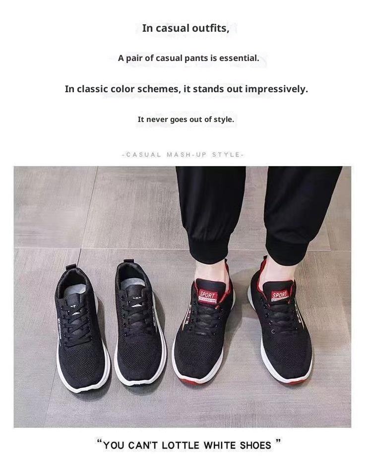 ActiveGo Laufschuhe für Herren, Herbst und Winter, rutschfest, weiche Sohle, strapazierfähig, kariert, Freizeitschuhe für Herren_voghion.com