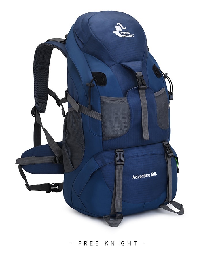 Zaino da alpinismo professionale ActiveGo da 50 litri, sportivo, unisex, di grande capacità, leggero, per escursionismo, arrampicata, viaggio_voghion.com