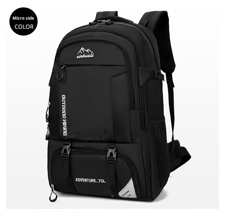 Zaino da uomo ActiveGo Cross-Border Hiking Travel con doppia tracolla, borsa sportiva da esterno, 70 litri, grande capacità_voghion.com