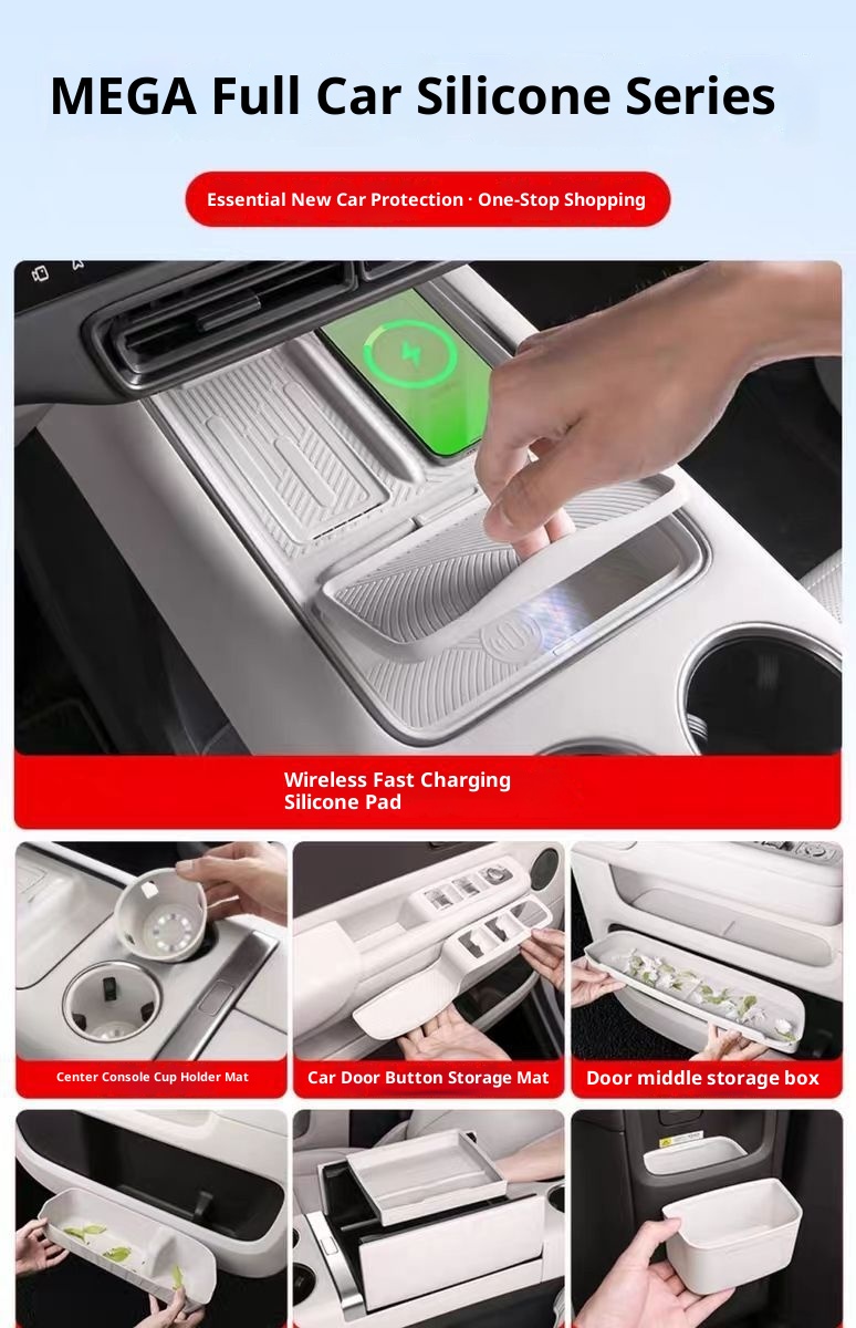 25 modelli Ideal MEGA Home/Set di tappetini in silicone ultra modificati speciali per interni auto completi_voghion.com