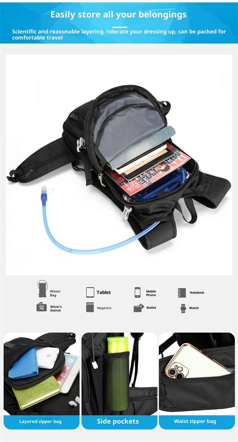 ActiveGo Cross-border Cycling Bag Outdoor Bicycle Multi-functional Water-resistant Sports Picnic Large Capacity Backpack_voghion.com