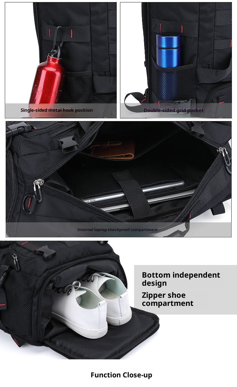 Zaino leggero da alpinismo e escursionismo, multifunzionale, per uomo e donna, per attività all'aperto, casual, di grande capacità, per scarpe_voghion.com