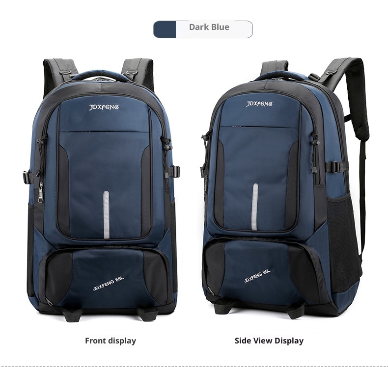 Zaino da viaggio per uomo ActiveGo, impermeabile, di grande capacità, per escursioni, sport all'aria aperta, scuola, all'ingrosso_voghion.com