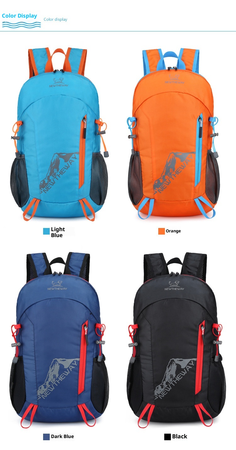 ActiveGo Cross-border Lihtweiht Foldin Hikin Lare Capacity Outdoor Travel Backpack Water-resistant Portable Sports School_voghion.com