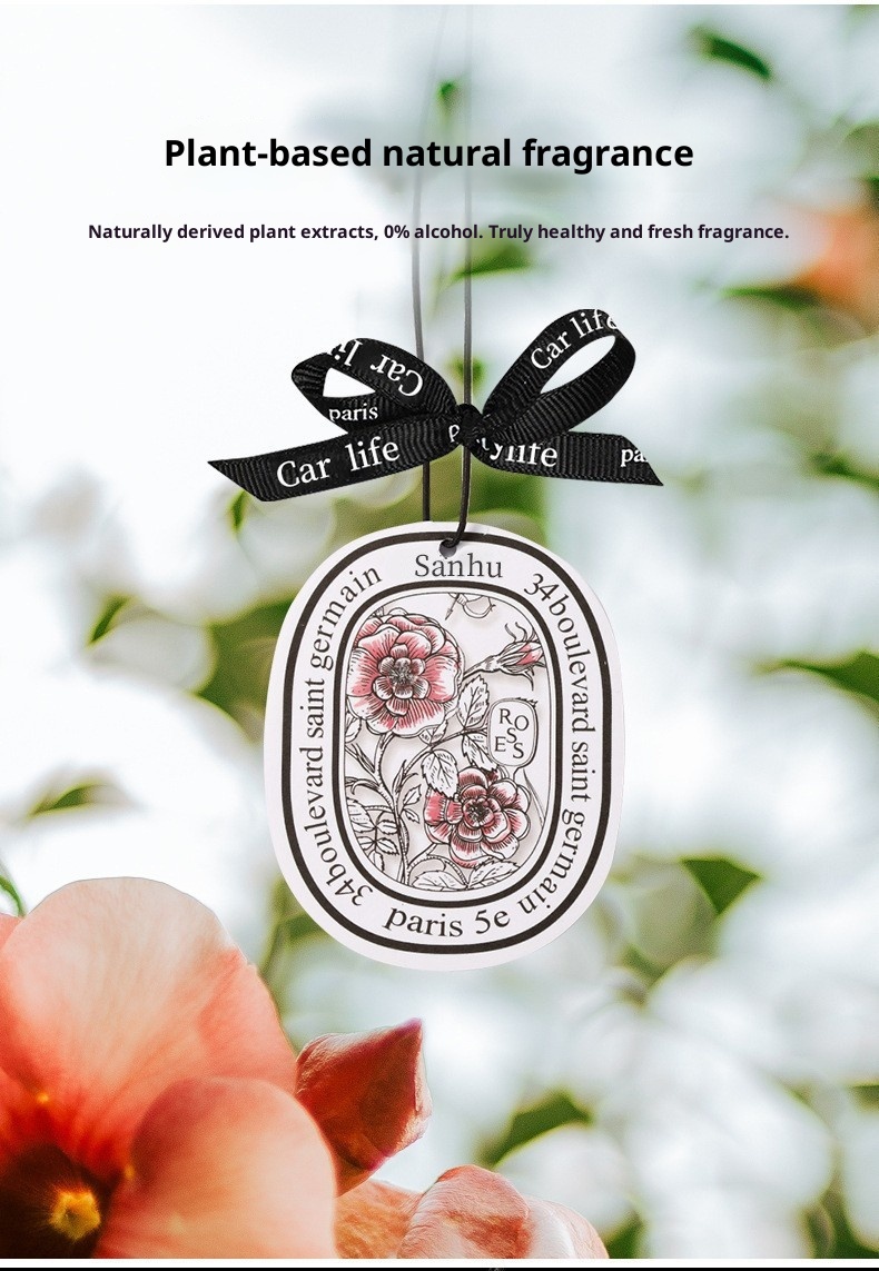 Deodorante per ambienti, accessori profumati, rimozione degli odori degli interni dell'auto, 11 pastiglie profumate decorative e fresche da appendere a lunga durata_voghion.com