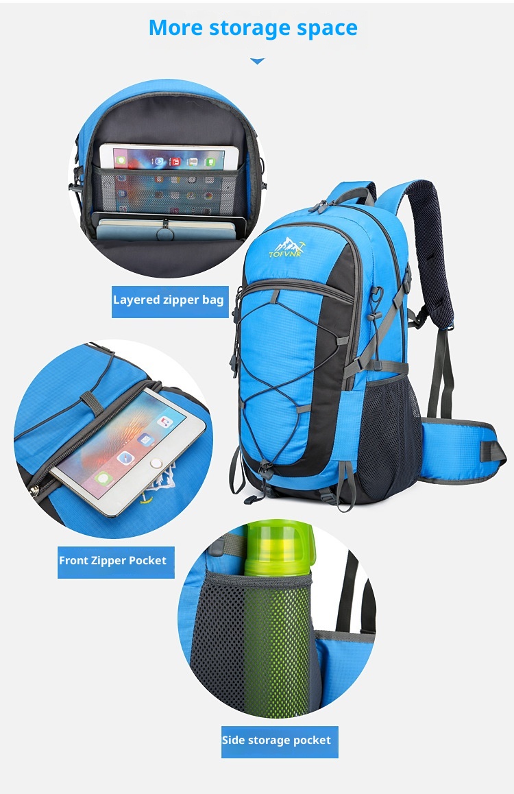 ActiveGo Cross-border New Sports Outdoor Hiking Large Capacity Lightweight Trekking Backpack Travel Student School Bag_voghion.com