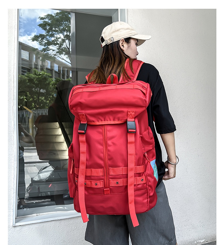 ActiveGo Street Fashion Trendy Backpack For Men And Women, College Students Ski Simple Practical Casual Bag, Large Capacity_voghion.com