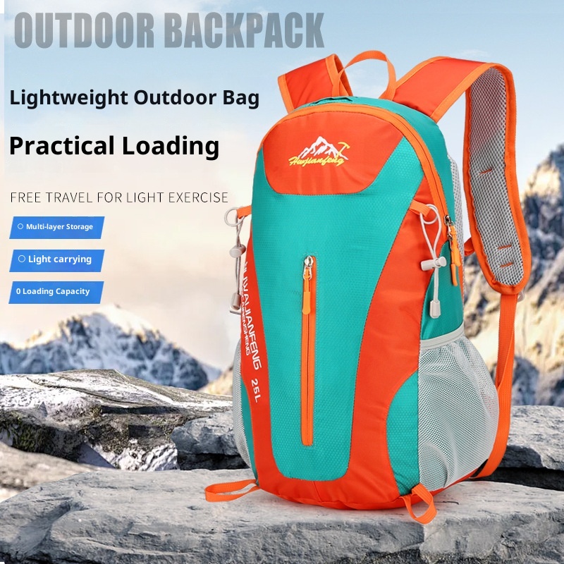 ActiveGo 2025 New Cross-Border Water-Resistant Hiking Multi-Functional Sports Travel Backpack Large Capacity Outdoor Double_voghion.com