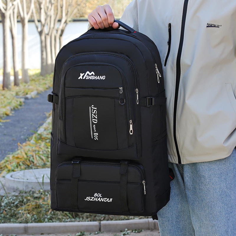 Zaino da escursionismo ActiveGo, extra large, per alpinismo, casual, da viaggio, per esterni, con doppia tracolla_voghion.com