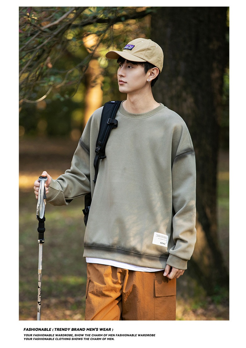 Unisex-Sweatshirt im neuen Herbst-Stil für Jungen, zweiteilig, Herren-Hoodie, lässige Outdoor-Jacke_voghion.com