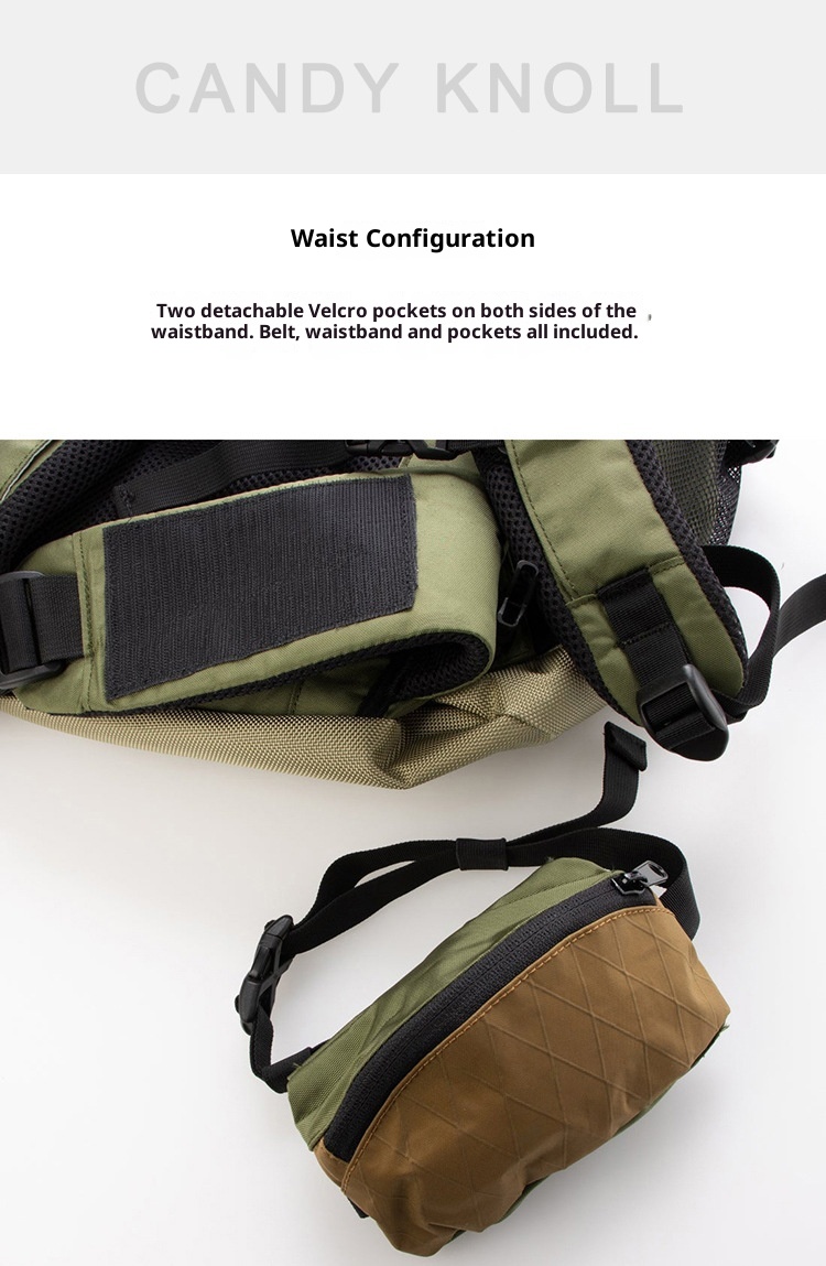 ActiveGo Wanderrucksack mit großem Fassungsvermögen, wasserdicht, professionell, leicht, für Damen und Herren, Doppeltragegestell_voghion.com