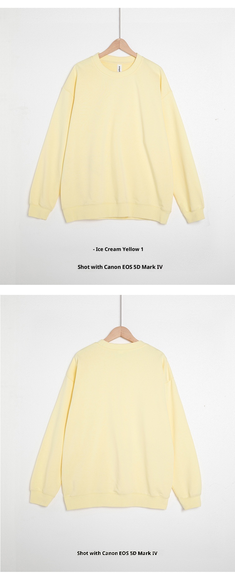 Ragazzo Ragazzo Nuovo Autunno Inverno AG330g Terry Girocollo Tinta Unita Felpa Uomo Stampato Trendy Marca Personalità Largo Americano_voghion.com