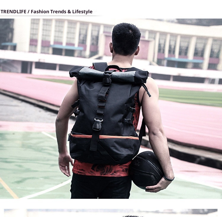 ActiveGo Basketball Men's School Training Multi-Functional Sports Backpack Capacity Extra Large Fitness Hiking Bag Customizable_voghion.com