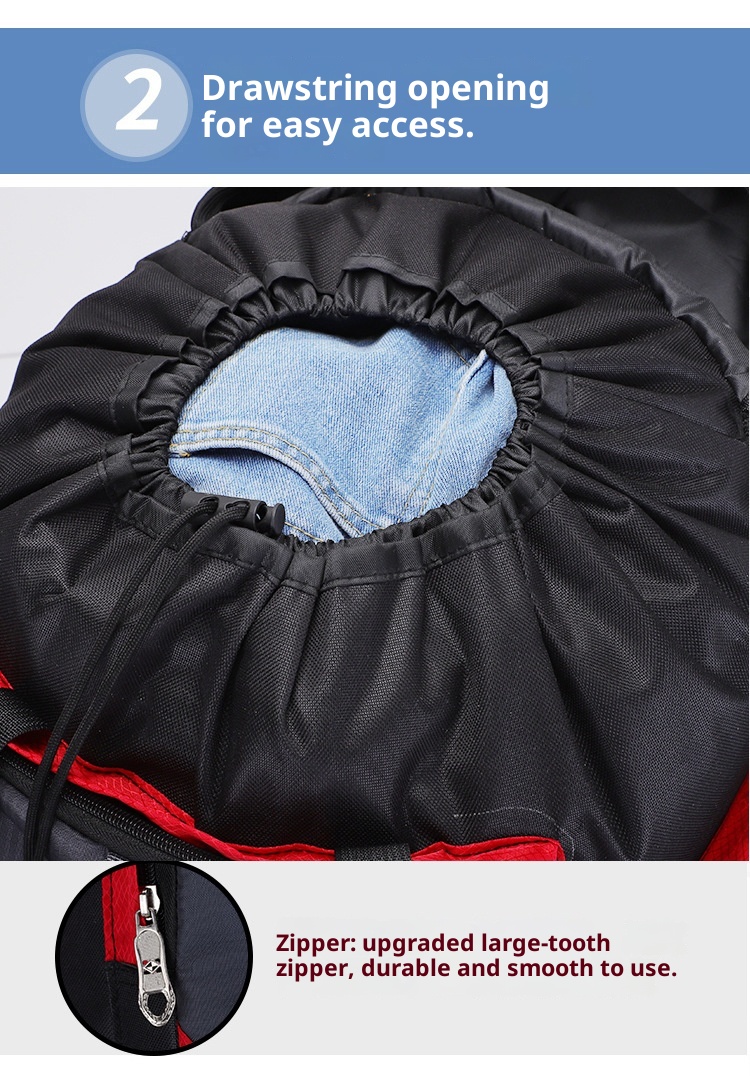 ActiveGo Nuovo zaino da 80 litri per escursioni all'aperto, grande capacità, per uomini e donne, per trekking, sport, tempo libero, viaggi_voghion.com