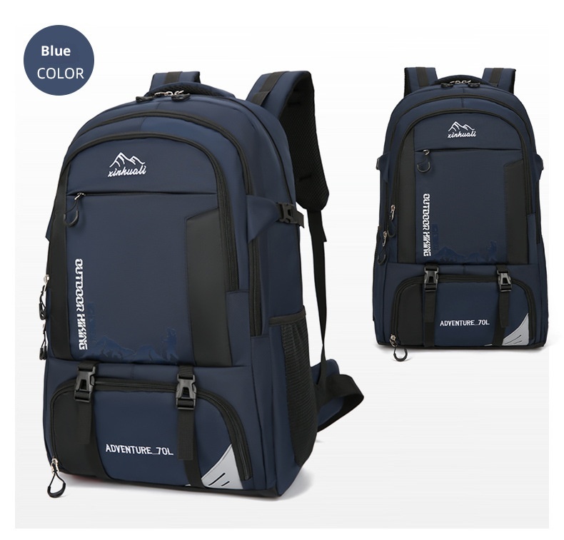 Zaino da uomo ActiveGo Cross-Border Hiking Travel con doppia tracolla, borsa sportiva da esterno, 70 litri, grande capacità_voghion.com