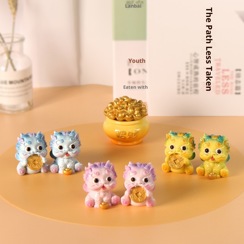 Simpatico cartone animato Pixiu Figurina Creativo Decorazione per la casa Resina Auto Ornamento Negozio Vendita calda All'ingrosso_voghion.com