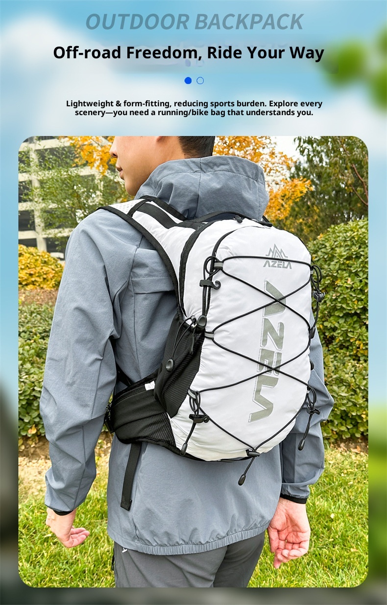 ActiveGo Azera Atmungsaktiver Sportrucksack mit großem Fassungsvermögen, geeignet für Bergsteigen, Offroad-Radfahren, Cross-Border-Marathon und als Trinkrucksack_voghion.com