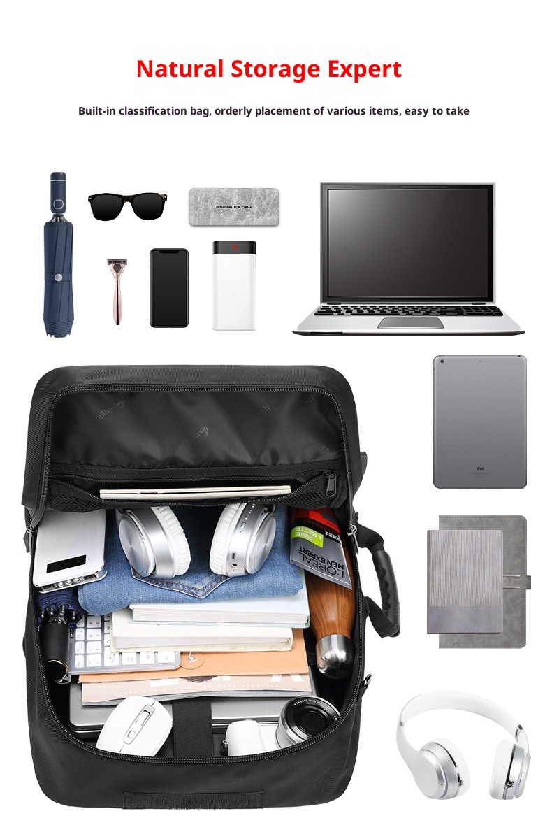 ActiveGo Travel Men's Large Capacity Dry Wet Separation Multifunctional Waterproof Shoulder Backpack Luggage Outdoor_voghion.com