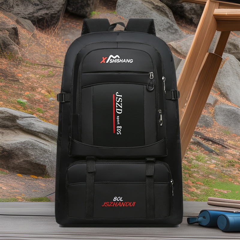 Zaino da escursionismo ActiveGo, extra large, per alpinismo, casual, da viaggio, per esterni, con doppia tracolla_voghion.com