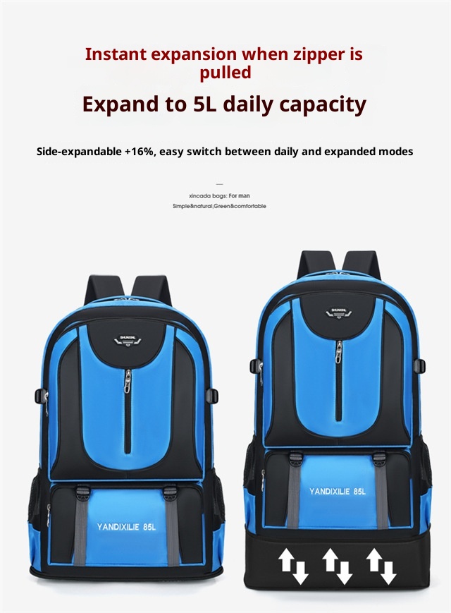 ActiveGo Cross-border Capacity Hiking Outdoor Travel Oxford Cloth Extra Large Luggage Bag Working Men Backpack Wholesale_voghion.com