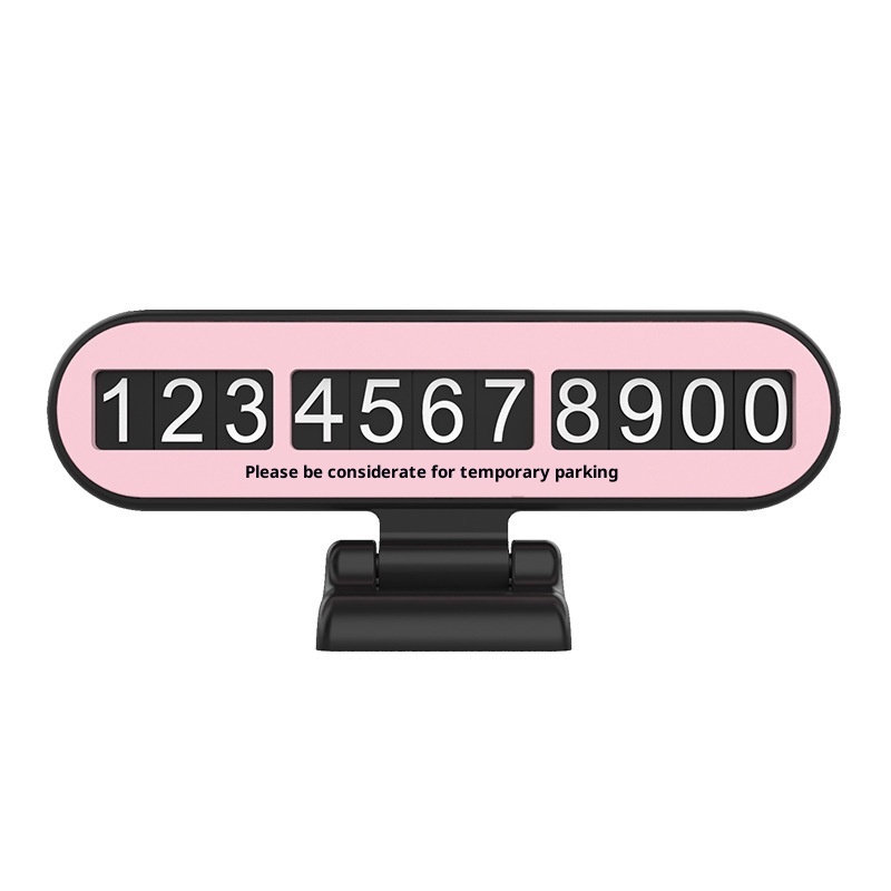 Interior Decoration Temporary Parking Sign Phone Number Move Dashboard Electric Car_voghion.com