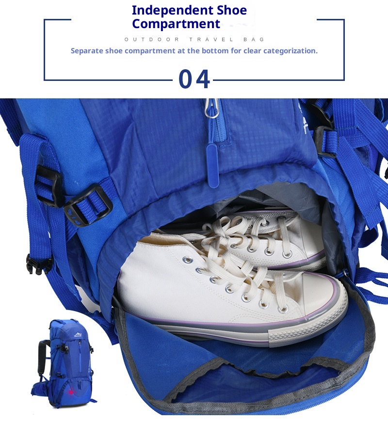 ActiveGo Sipariş Bağlantısı Açık Hava Yürüyüşü Erkekler 60L Büyük Kapasiteli Hafif Sırt Çantası Kadın Trekking Çantası Su Geçirmez Seyahat_voghion.com