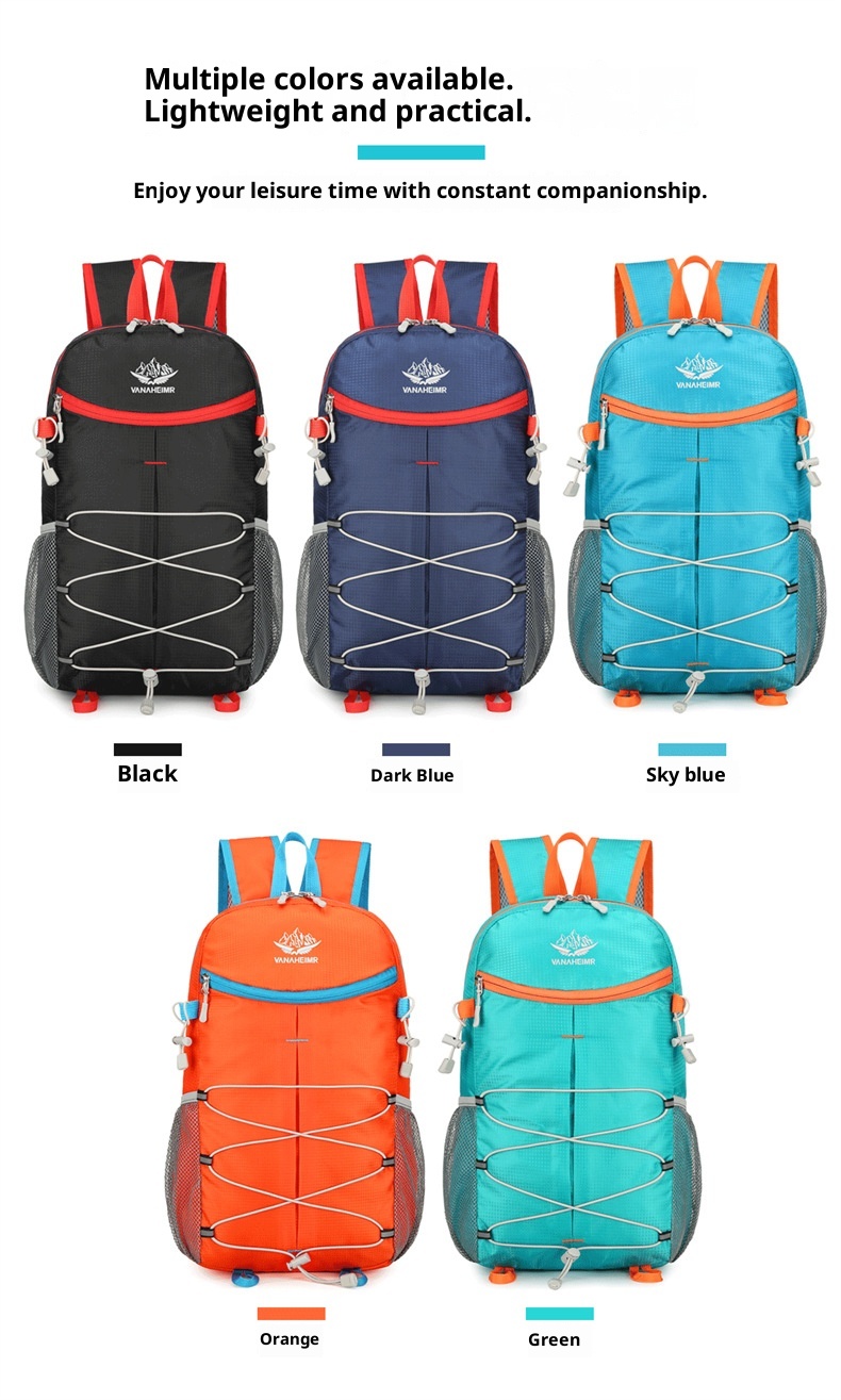 ActiveGo Fold Sports Outdoor Practical Multi-Functional Casual Hiking Bag Large Capacity Mountaineering Cycling Backpack_voghion.com