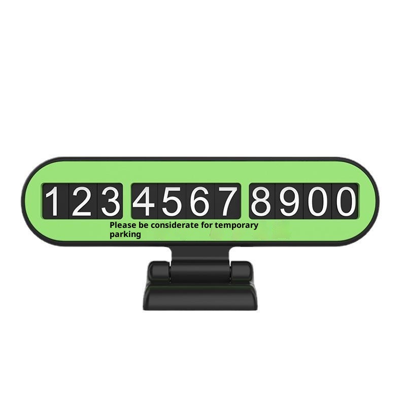 Interior Decoration Temporary Parking Sign Phone Number Move Dashboard Electric Car_voghion.com
