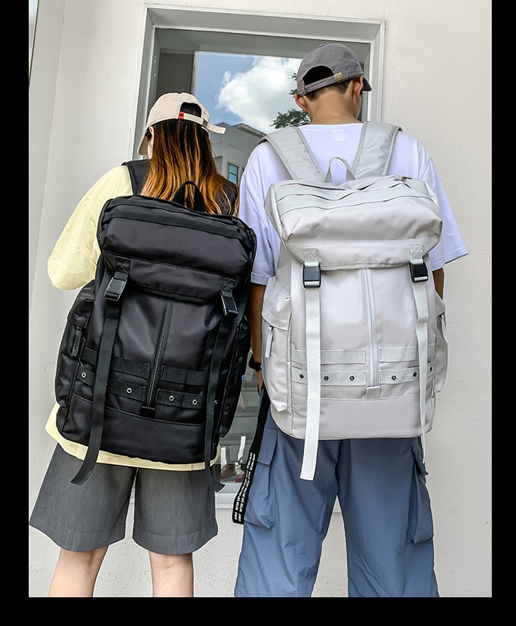 ActiveGo Street Fashion Trendy Backpack For Men And Women, College Students Ski Simple Practical Casual Bag, Large Capacity_voghion.com