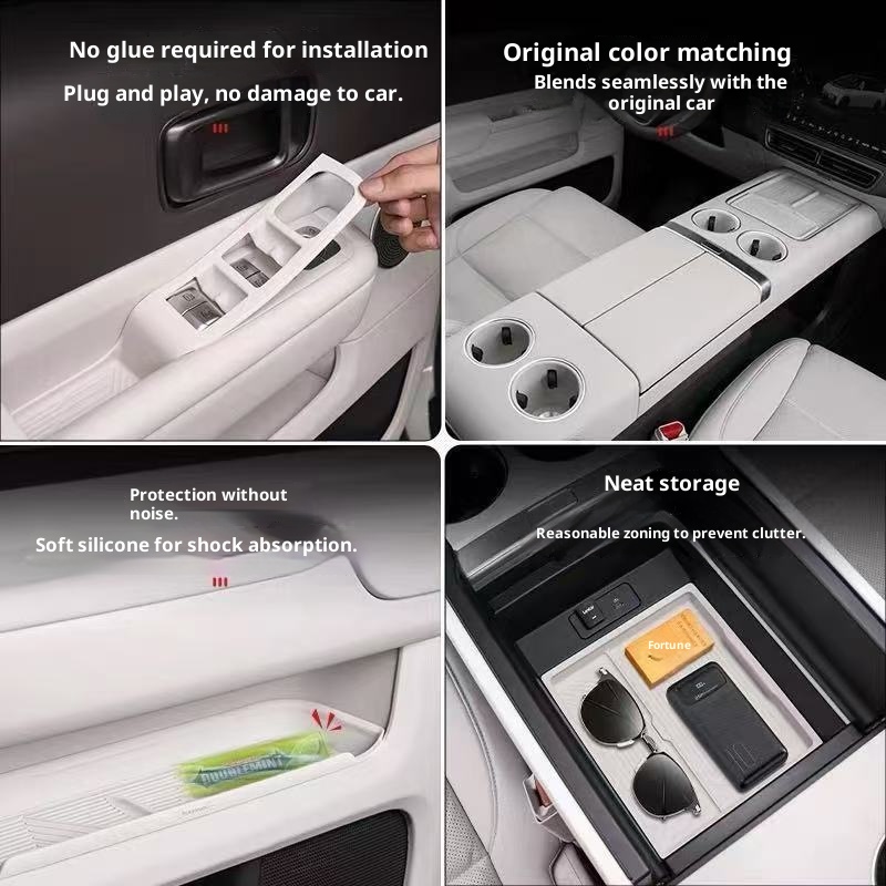 25 modelli Ideal MEGA Home/Set di tappetini in silicone ultra modificati speciali per interni auto completi_voghion.com