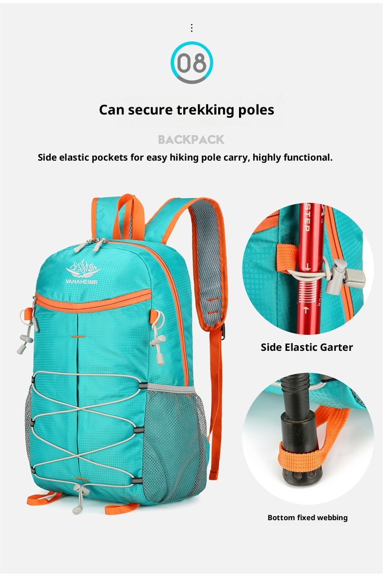 ActiveGo Fold Sports Outdoor Practical Multi-Functional Casual Hiking Bag Large Capacity Mountaineering Cycling Backpack_voghion.com