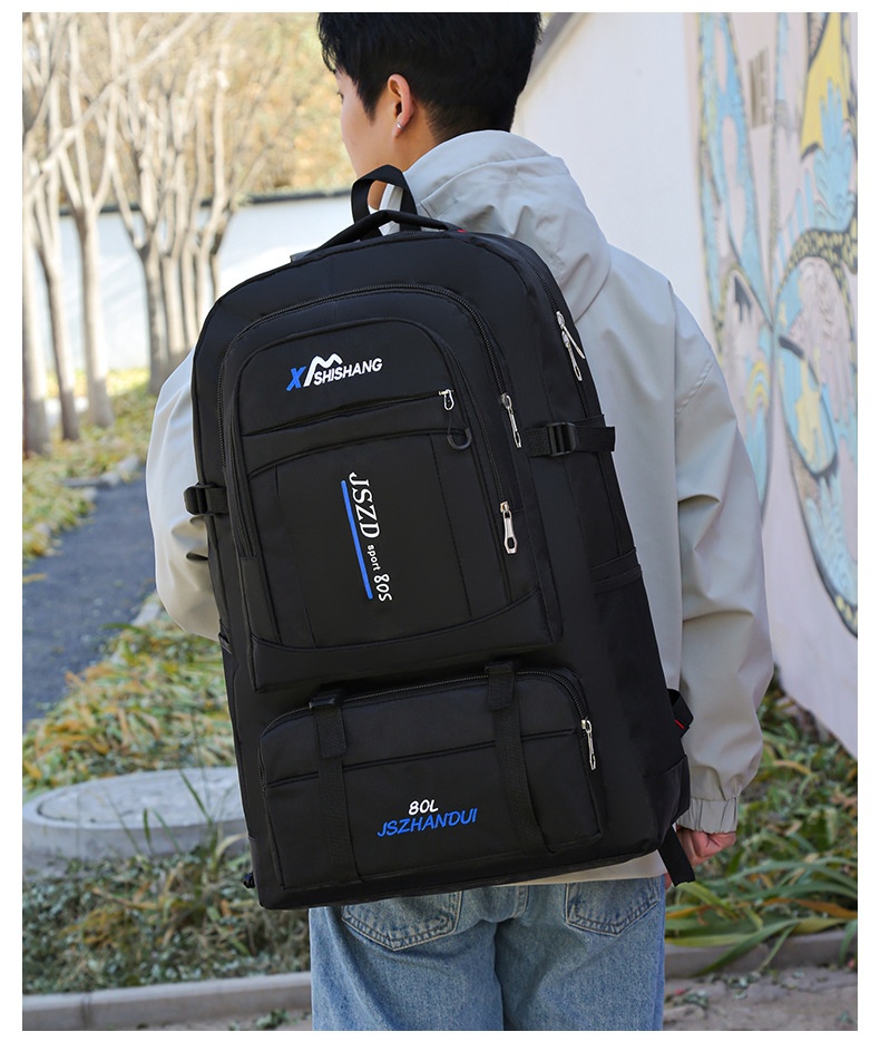 Zaino da escursionismo ActiveGo, extra large, per alpinismo, casual, da viaggio, per esterni, con doppia tracolla_voghion.com