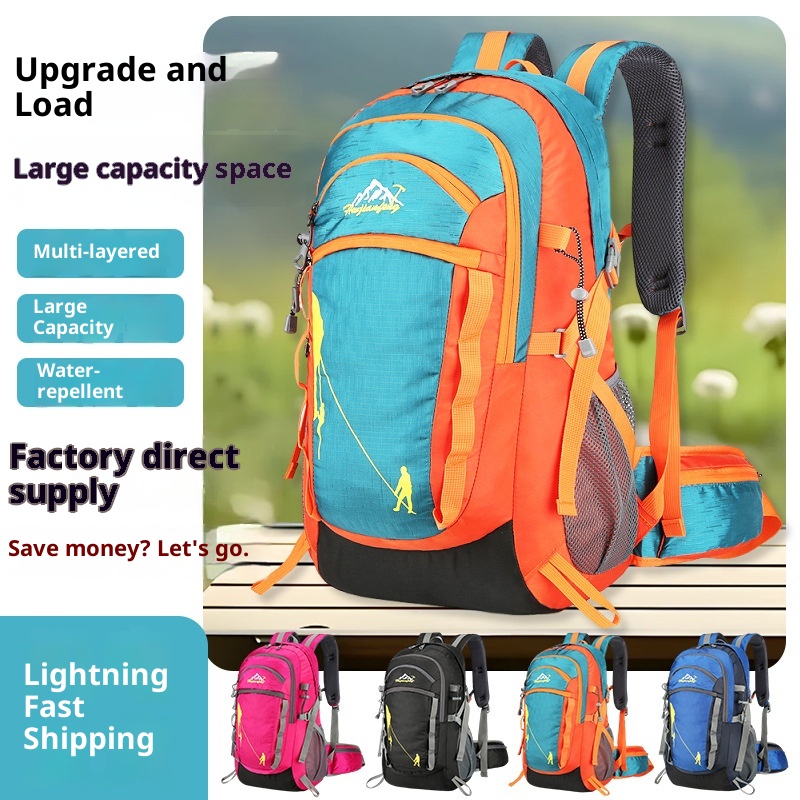 ActiveGo Cross-border Outdoor Hiking Large Capacity Multi-functional Waterproof Lightweight Backpack For Trekking And Travel_voghion.com