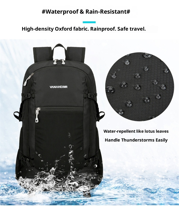 ActiveGo Warnerheim Hiking Men Folding Waterproof Trekking Bag Women Casual Large Capacity Lightweight Backpack_voghion.com