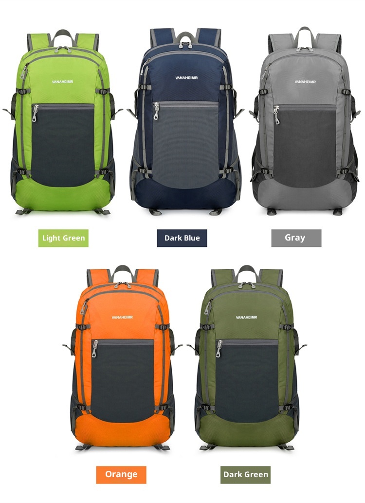 ActiveGo Warnerheim Hiking Men Folding Waterproof Trekking Bag Women Casual Large Capacity Lightweight Backpack_voghion.com