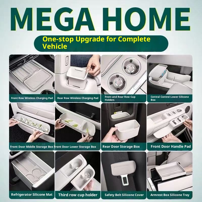 25 modelli Ideal MEGA Home/Set di tappetini in silicone ultra modificati speciali per interni auto completi_voghion.com