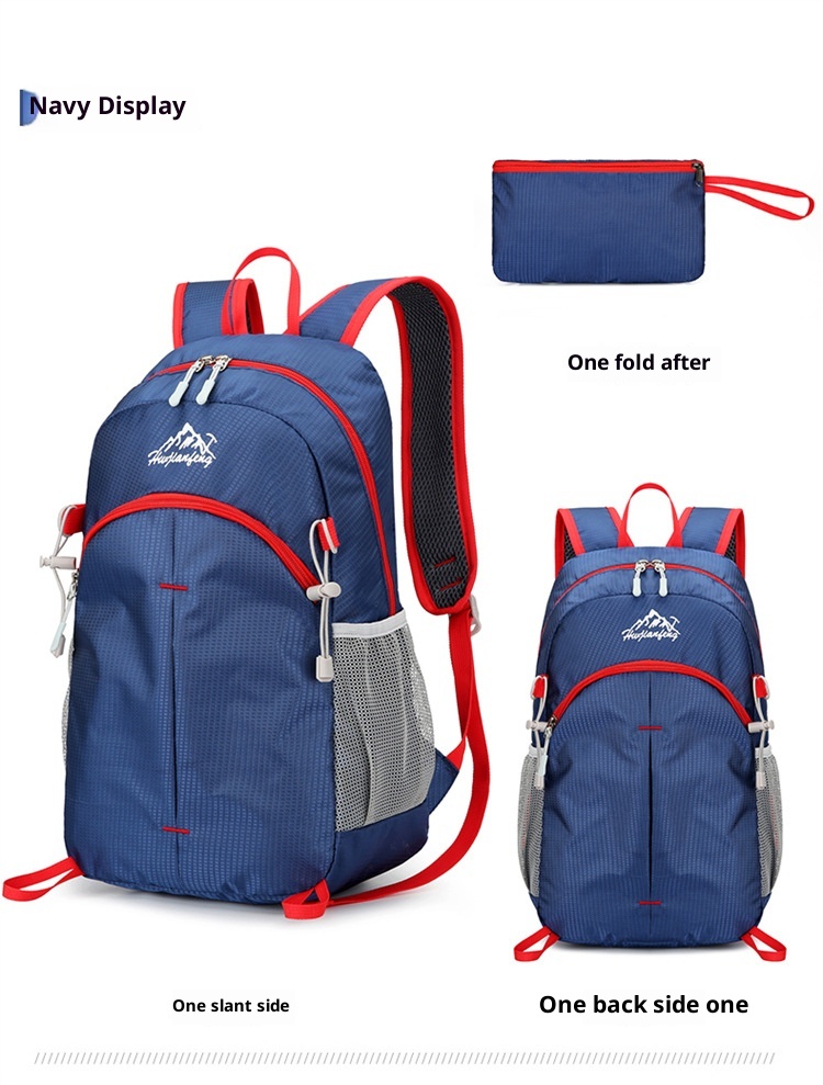 ActiveGo Authentic Outdoor Hiking Bag Travel Foldable Unisex Large Capacity Nylon Waterproof Lightweight Backpack_voghion.com