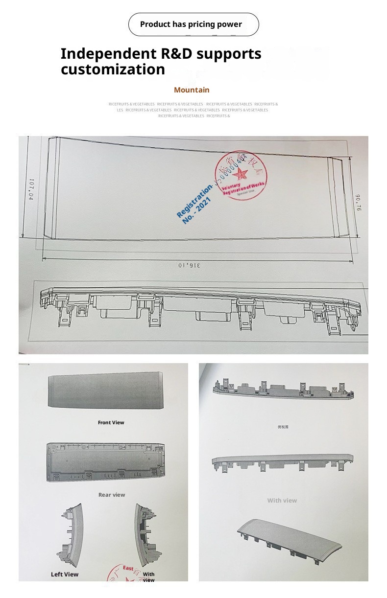 Applicabile a 24 modelli di interruttore della porta centrale a bassa configurazione della serie Alphard 40, per interni auto in vetro ALPHARD_voghion.com