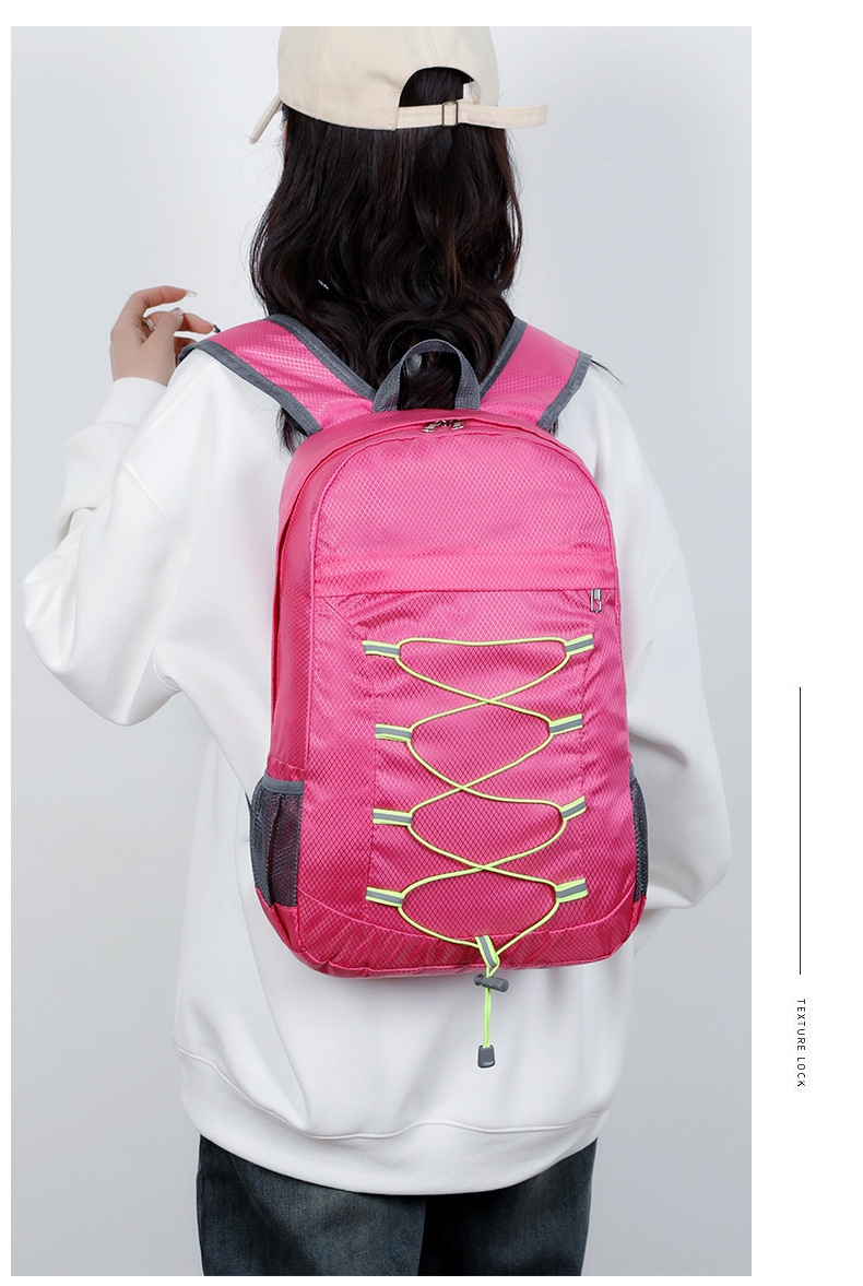 ActiveGo Outdoor Faltbarer Rucksack für Damen und Herren, Multifunktionaler Wander-, Sport- und Reiserucksack, Großes Fassungsvermögen, Tragbar zum Klettern_voghion.com