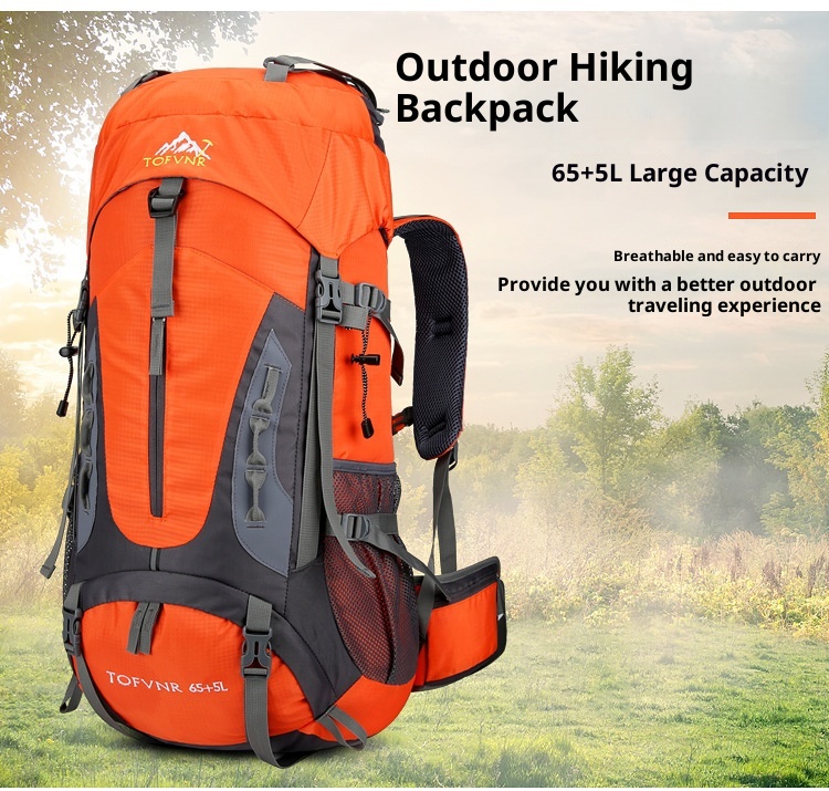 Sac à dos de randonnée ActiveGo Outdoor grande capacité pour hommes et femmes, idéal pour les voyages et le rangement. Vente en gros._voghion.com