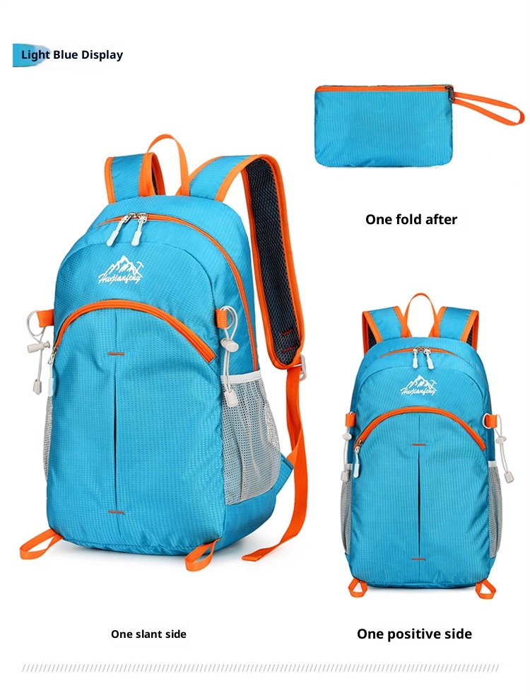 ActiveGo Authentic Outdoor Hiking Bag Travel Foldable Unisex Large Capacity Nylon Waterproof Lightweight Backpack_voghion.com