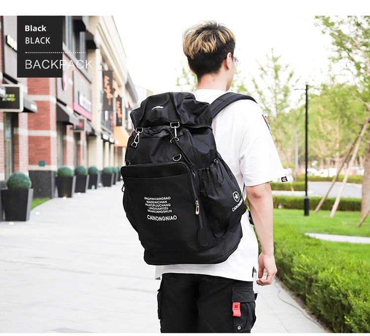 ActiveGo Mountaineering Double Shoulder Men's Travel Luggage Bag Women's Waterproof Multi-Functional Large Capacity Sports Hiking_voghion.com