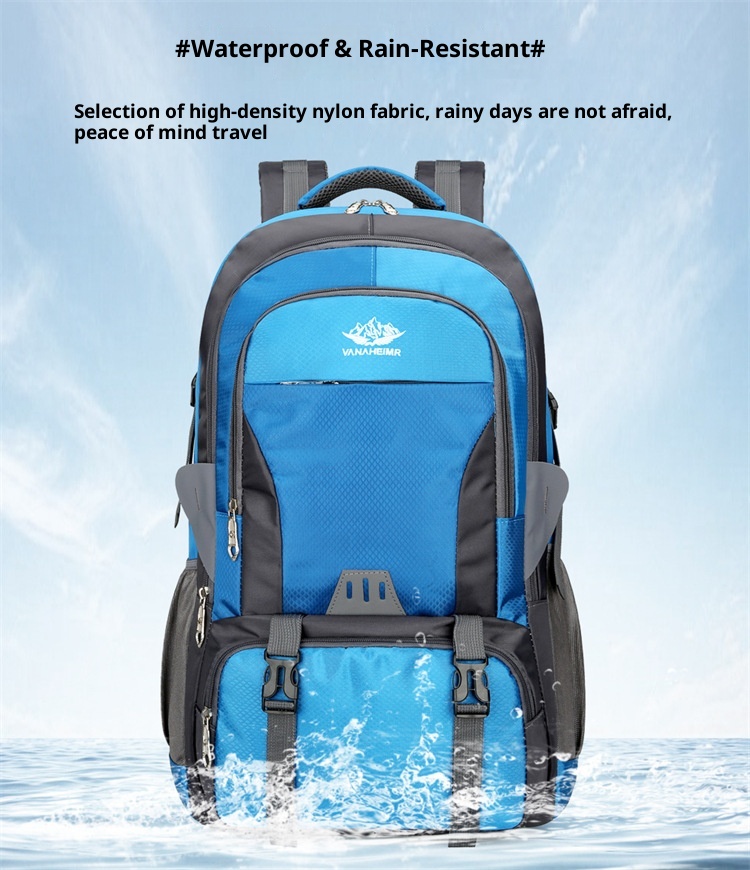 ActiveGo Outdoor Hiking Double Shoulder Men's Travel Bag Large Capacity Women's Lightweight Trekking Backpack_voghion.com