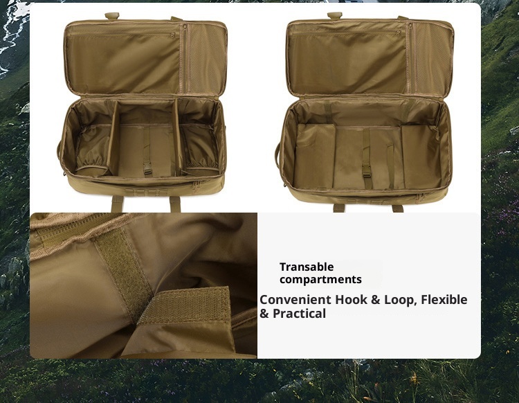 ActiveGo Outdoor 60L Dual-use Travel Handbag Multifunctional Large Capacity Luggage Bag Hiking Backpack_voghion.com