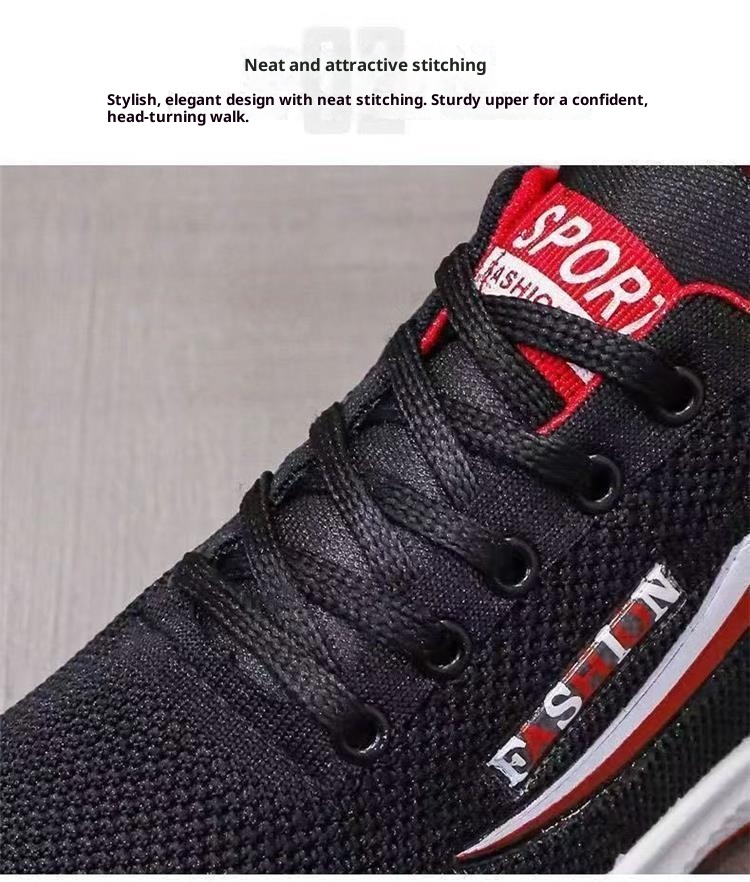 ActiveGo Laufschuhe für Herren, Herbst und Winter, rutschfest, weiche Sohle, strapazierfähig, kariert, Freizeitschuhe für Herren_voghion.com