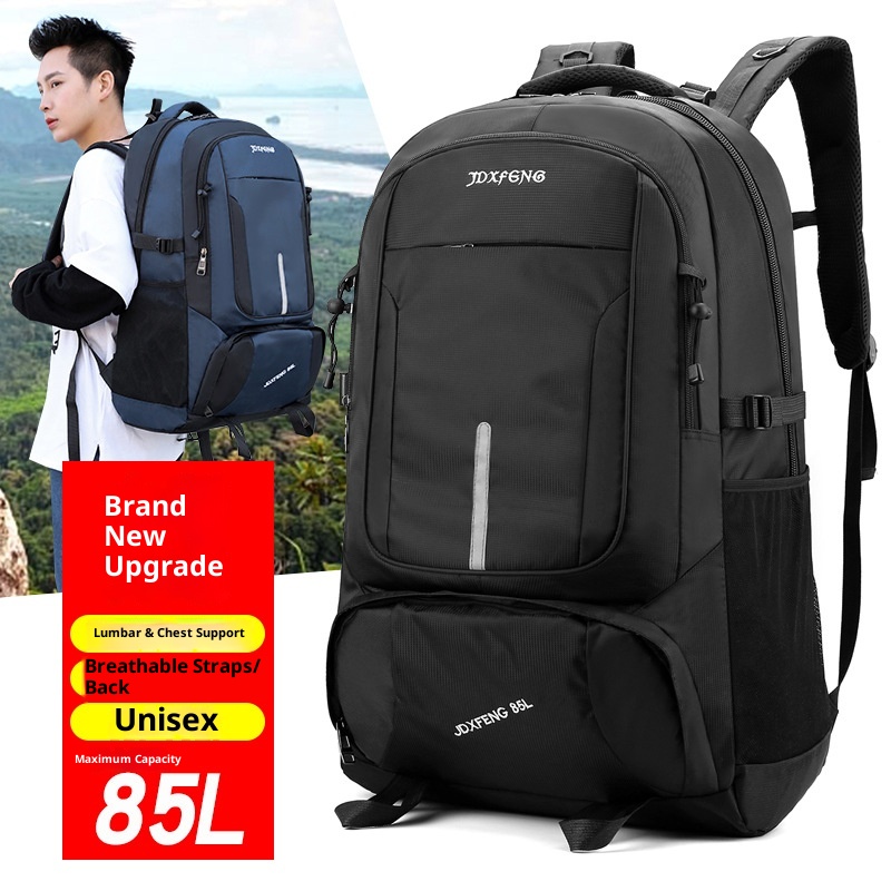 Zaino da viaggio per uomo ActiveGo, impermeabile, di grande capacità, per escursioni, sport all'aria aperta, scuola, all'ingrosso_voghion.com