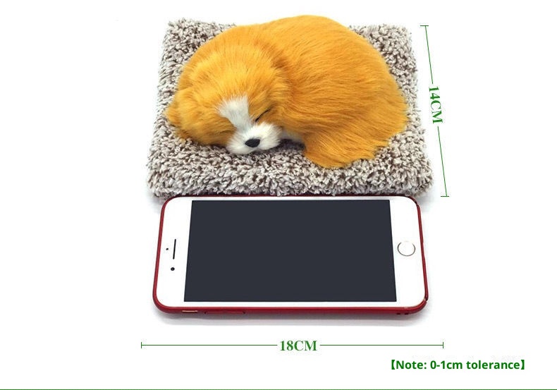 Décoration intérieure pour chat, sac en charbon de bambou, chien factice, fait main, créatif, pour voiture neuve, élimination du formaldéhyde_voghion.com